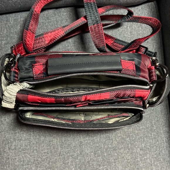 lug Bags Lug Trolley Crossbody Bag In Redblack Check Pattern Poshmark